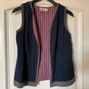 Fabindia Embroidered Vest (from India 🇮🇳), XS